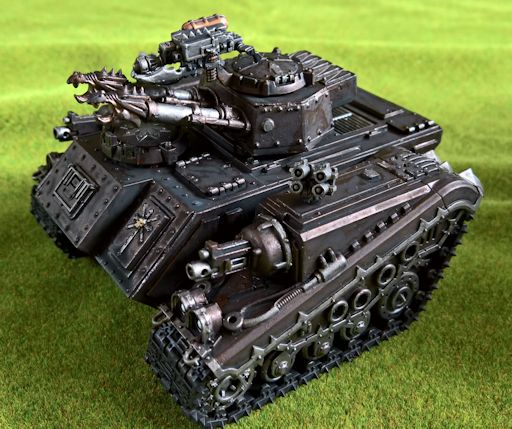 Plasticard converted Leman Russ  Warhammer imperial guard, Imperial tanks,  40k imperial guard